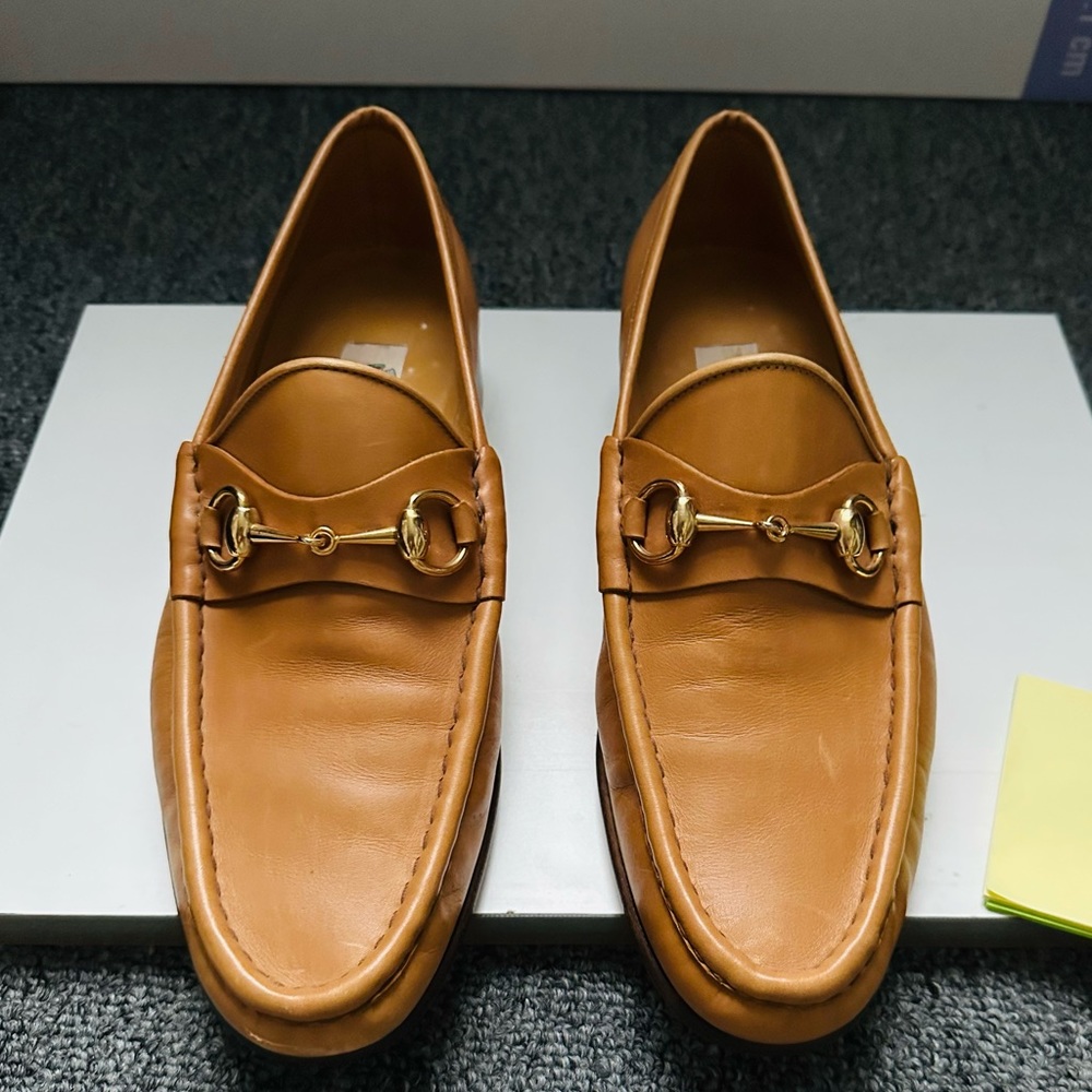 Gucci  Horsebit Italian Leather Upper And Sole Moccasin Loafer